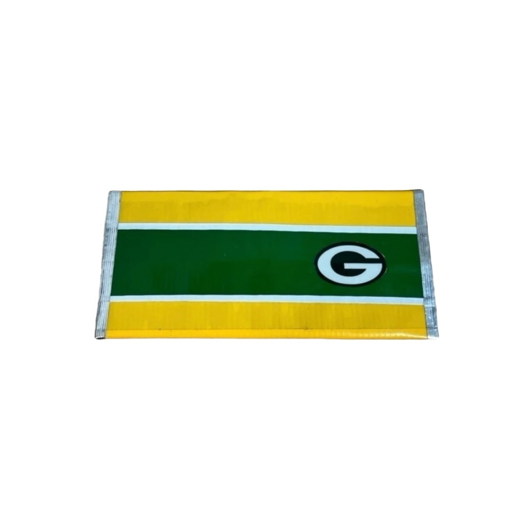 Green Bay Packers Duct Tape Wallet - Hand Made!